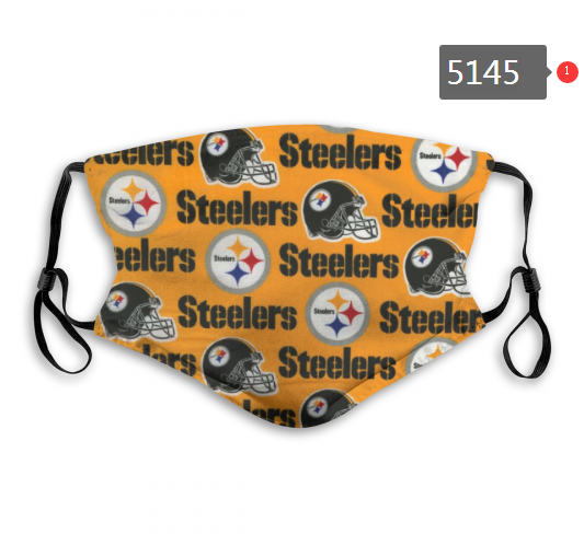 2020 NFL Pittsburgh Steelers #5 Dust mask with filter->nfl dust mask->Sports Accessory